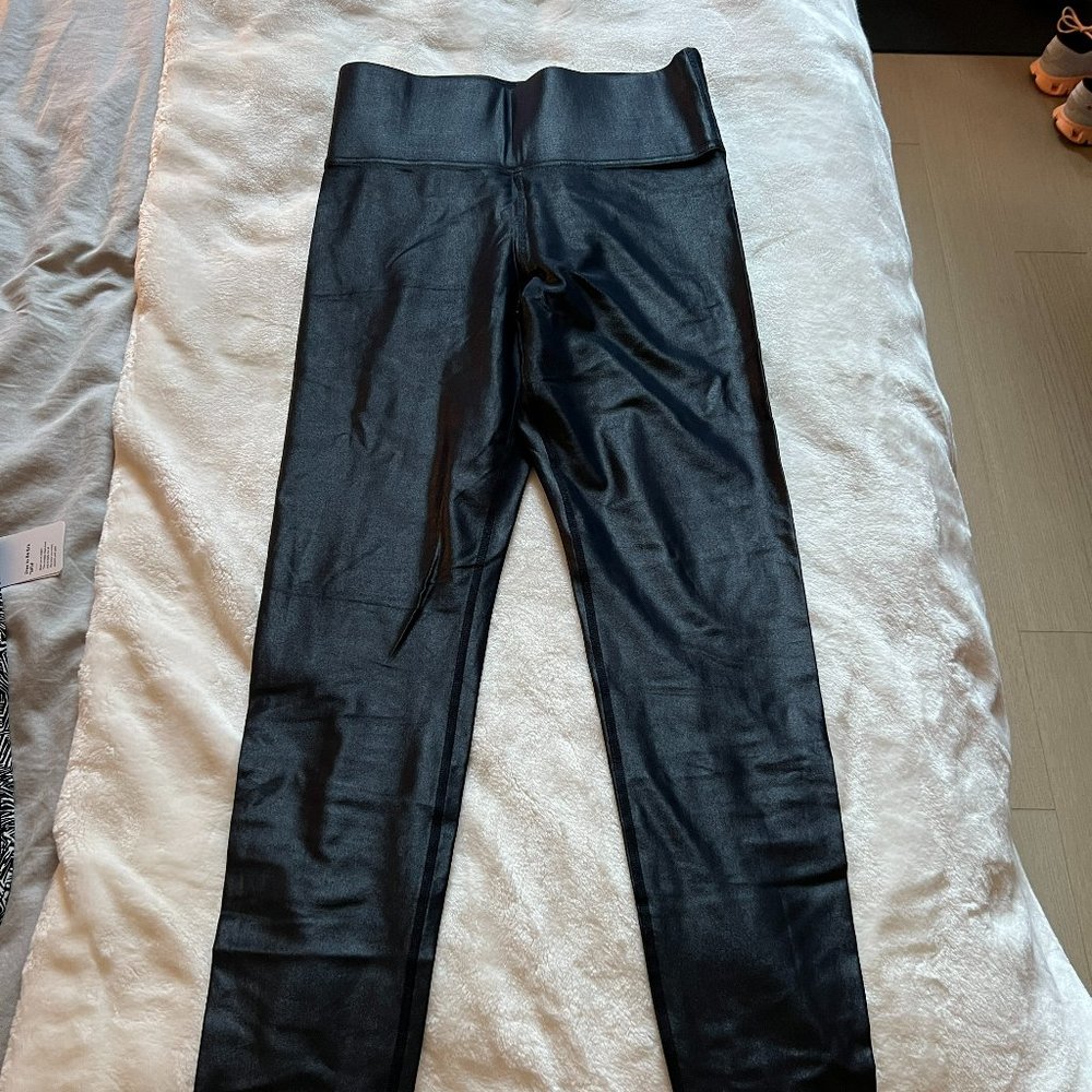 Carbon 38 High Rise Full-length Legging in Takara Shine - Navy, M